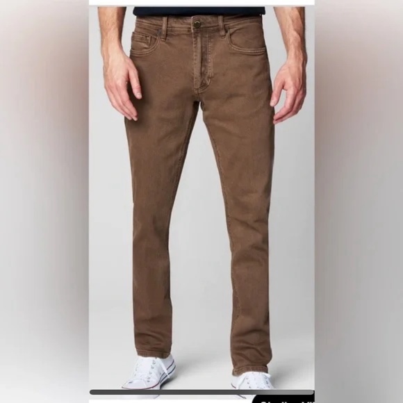 BlankNYC Stanton Straight Fit Sandcastle Brown Jeans Size 40 x 32